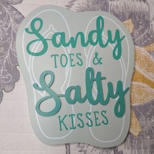 Sandy Toes and Salty Kisses Home Decor